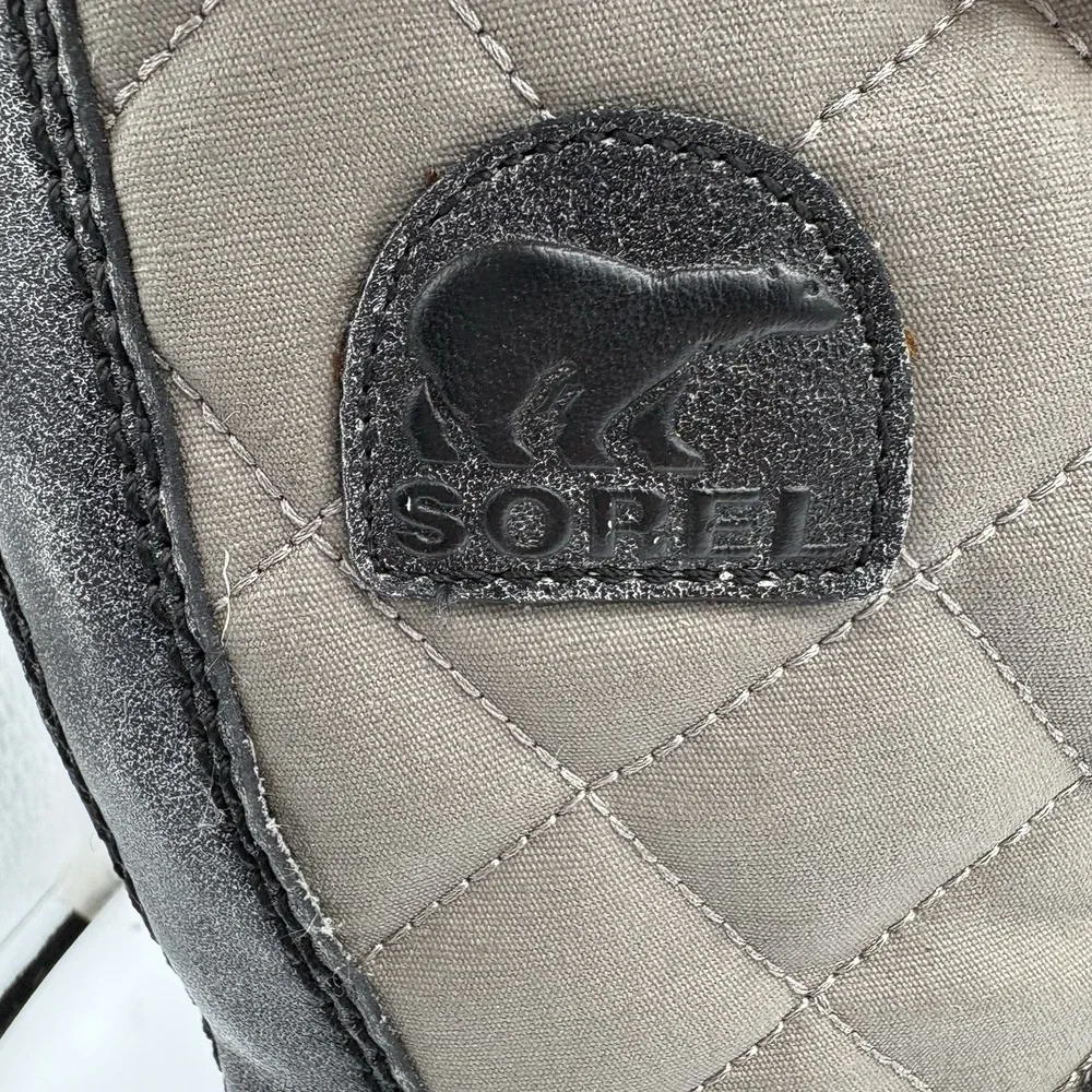 Sorel Boots Womens Size 7 Tofino II Waterproof Winter Snow Leather Upper Distres
